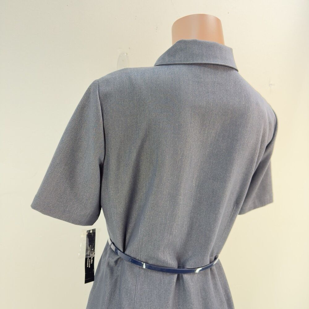 NWT Tahari Arthur S Levine Notch Collar Sheath Dress Size 10 Petite - Picture 8 of 17